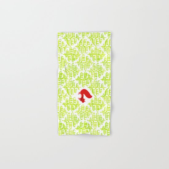 Damask forest pattern Hand & Bath Towel