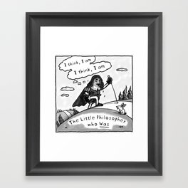 Descartes - The Little Philosopher Who Was Framed Art Print