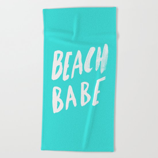 Beach Babe x Teal Beach Towel