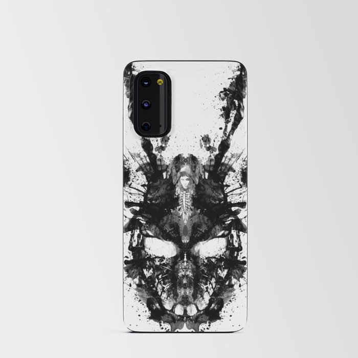 Frank (Donnie Darko). Ink Blot Painting Android Card Case