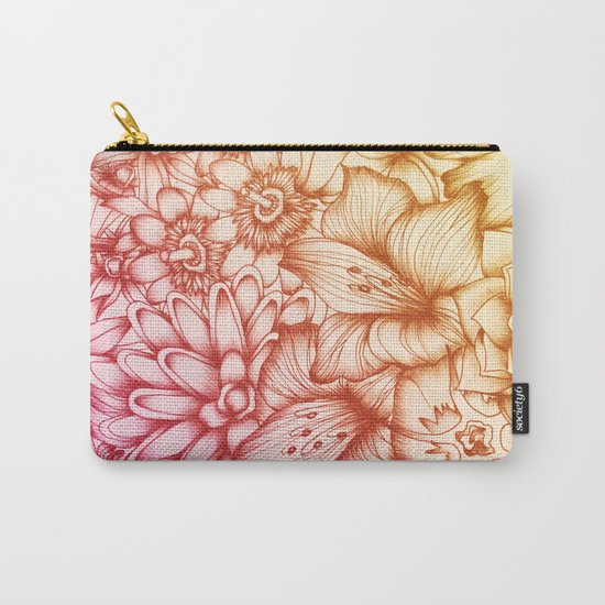Tropical Flowers II Carry-All Pouch
