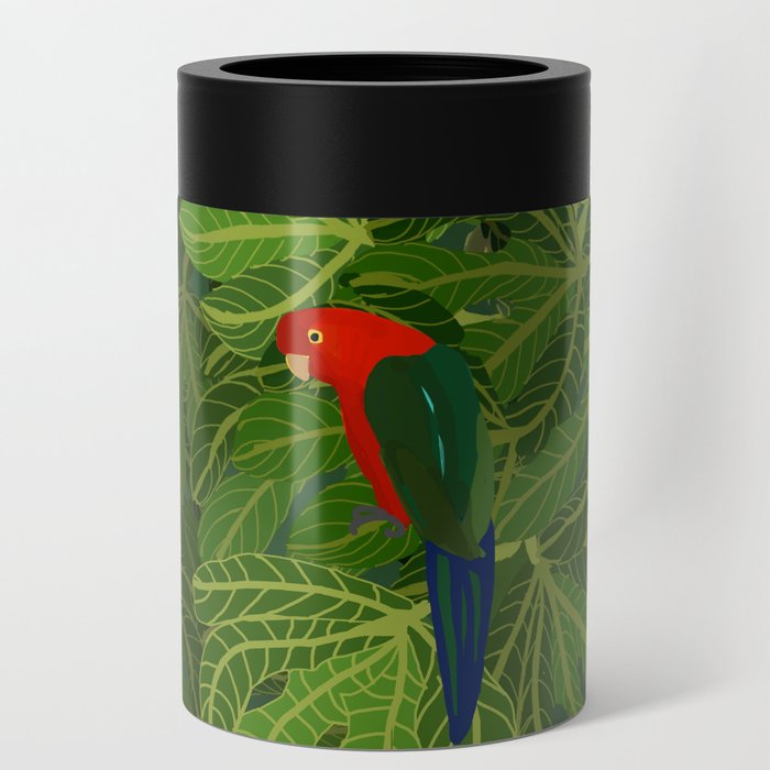 King Parrot in the Fig Tree Can Cooler