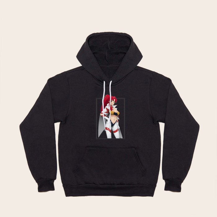 Gurren Lagann Yoko Littner Hoody by weeb aesthetic Society6