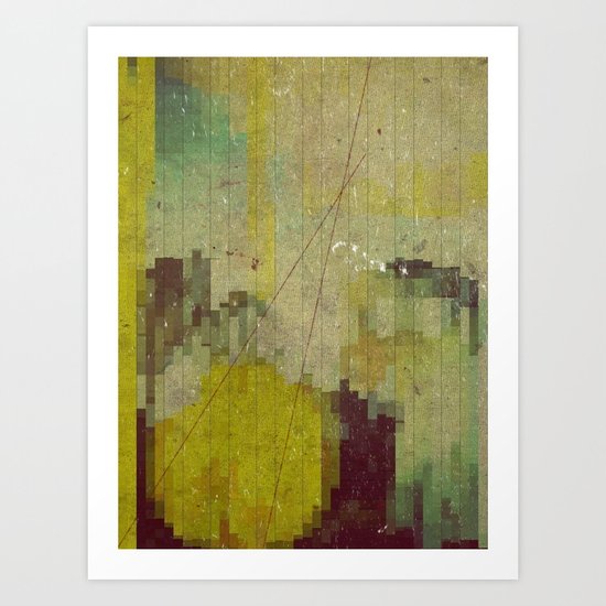 yellow Art Print