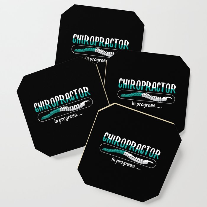Chiropractic Chiropractor In Progress Chiro Spine Coaster