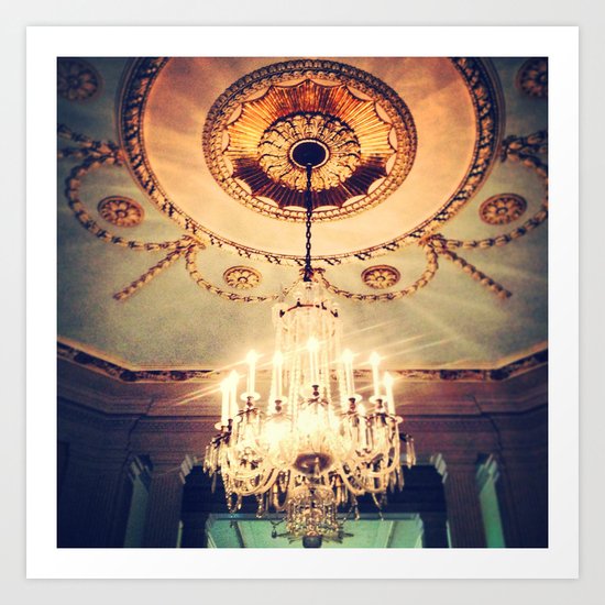 Chandelier Art Print