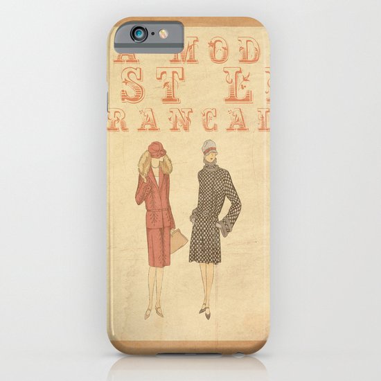 French Fashion iPhone & iPod Case