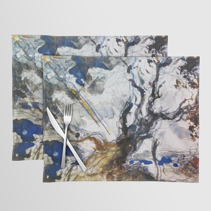 Ancient tree by Gustav Moreau Placemat