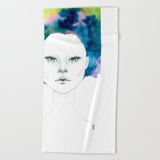 Nebulosa Beach Towel
