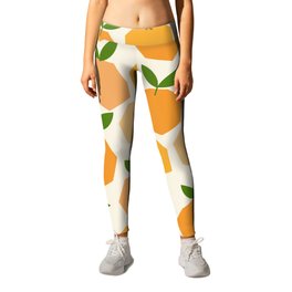Orange Leggings | Joyful, Summer, Passion, Sweet, Yellow, Curated, Spring, Flavored, Graphicdesign, Rind 