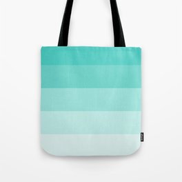 Shades of Turquoise Blue Tote Bag