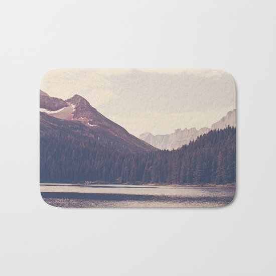 Morning Mountain Lake Bath Mat