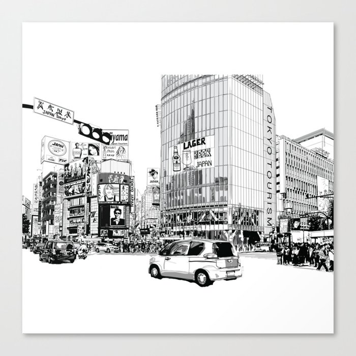 Tokyo Street Canvas Print