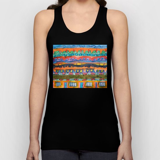 City On The Edge Of The Desert Unisex Tank Top