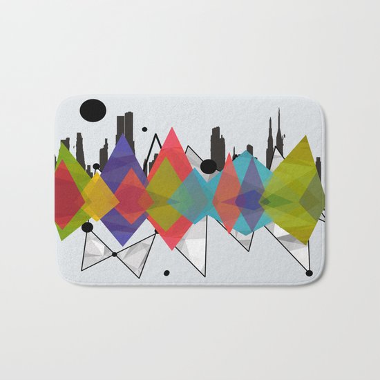geometric Bath Mat