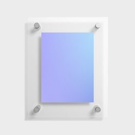 30 Blue Gradient 220506 Aura Ombre Valourine Digital Minimalist Art Floating Acrylic Print