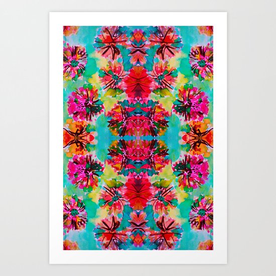 Tropical Floral Art Print