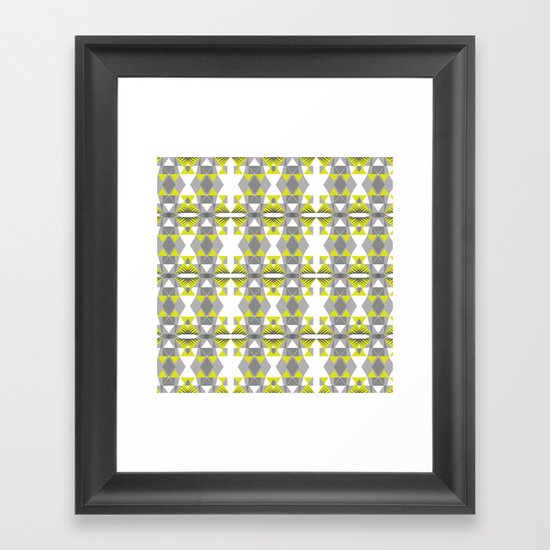 Neon threads Framed Art Print