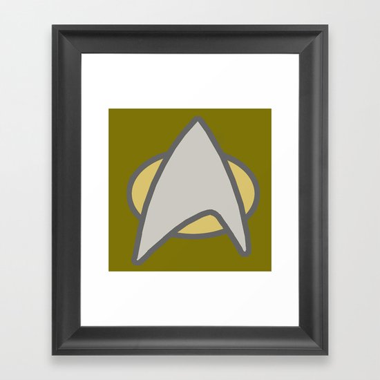 Star Trek, Communicator Framed Art Print