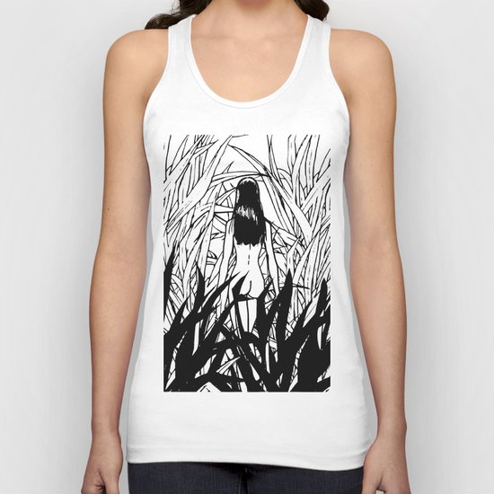 Bush nude Unisex Tank Top
