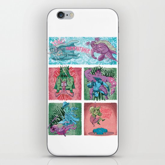 Superheroes SF iPhone & iPod Skin