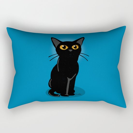 Looking at something Rectangular Pillow
