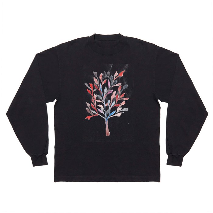 Watercolour Tree 6 |Modern Watercolor Art | Abstract Watercolors Long Sleeve T Shirt