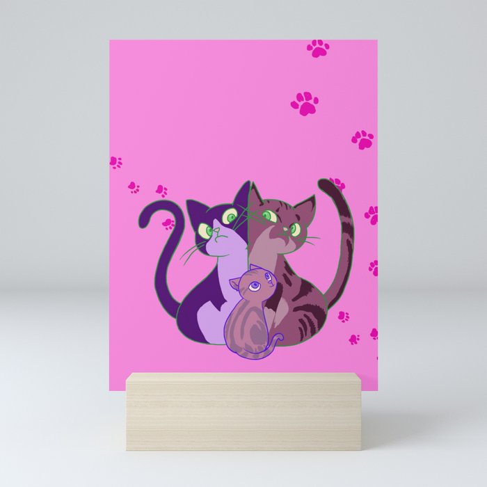 Cattitude Mini Art Print