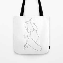 Single Nude Tote Bag