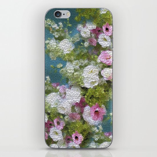 Mosaic Vintage Impressionism- Country Flower Love Joy iPhone & iPod Skin