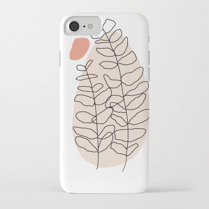 Botanical peach 2 iPhone Case