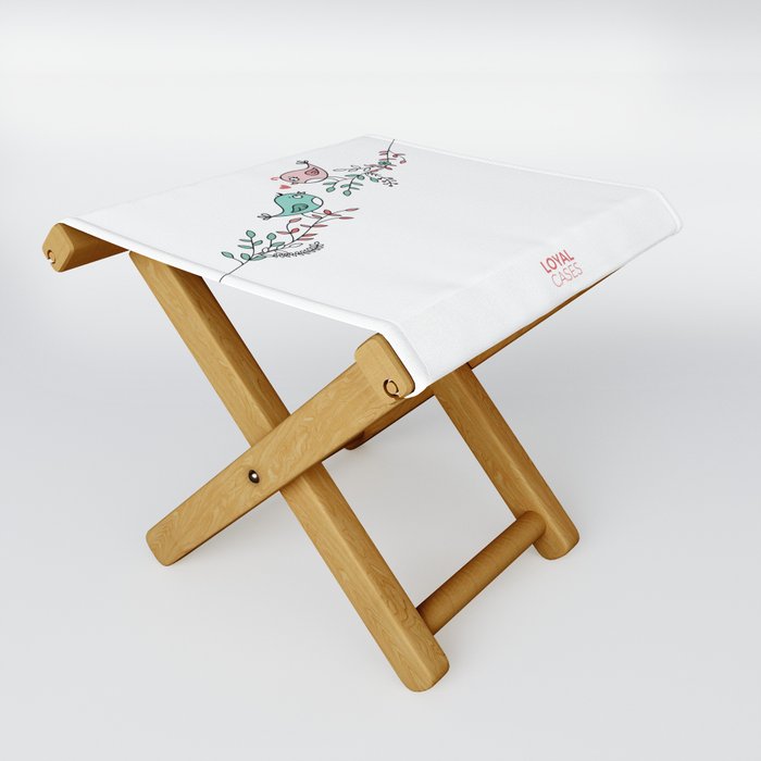 Birds In Love Folding Stool