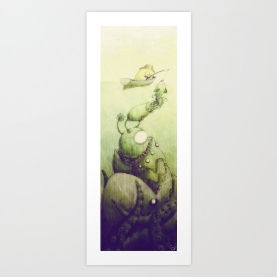 Ooli Sea Art Print