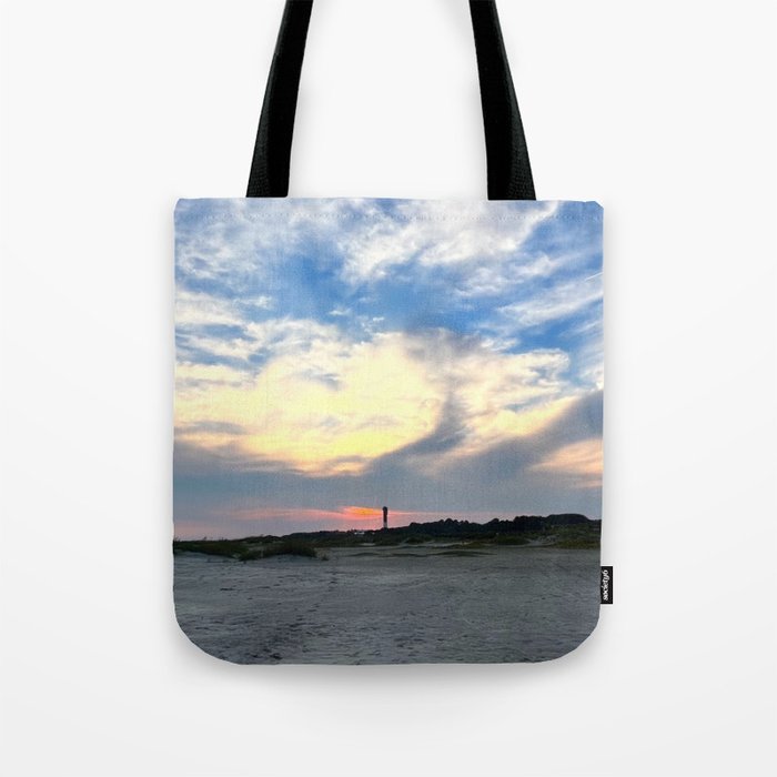 Blue Sky Sunset Tote Bag