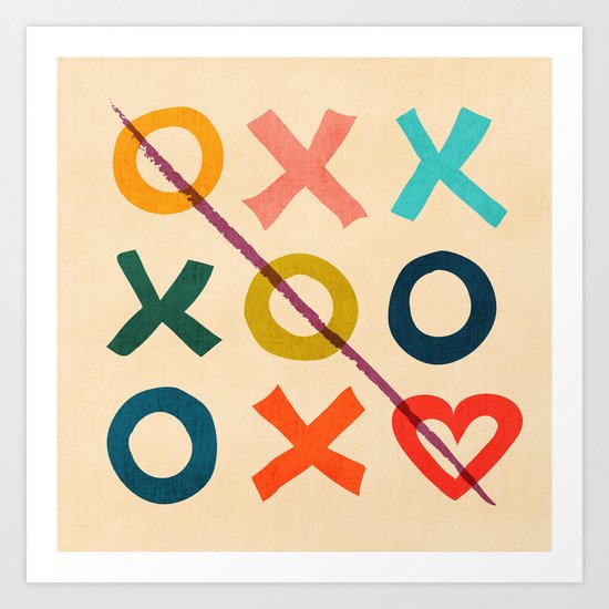 xoxo Love Art Print
