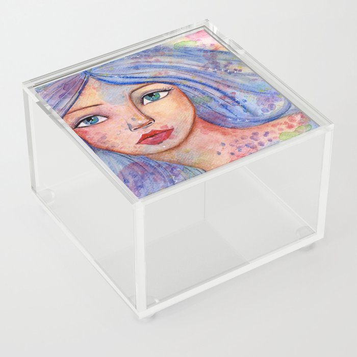 Girl in the flow Acrylic Box