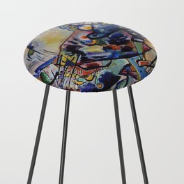 Wassily Kandinsky | Abstract art Counter Stool