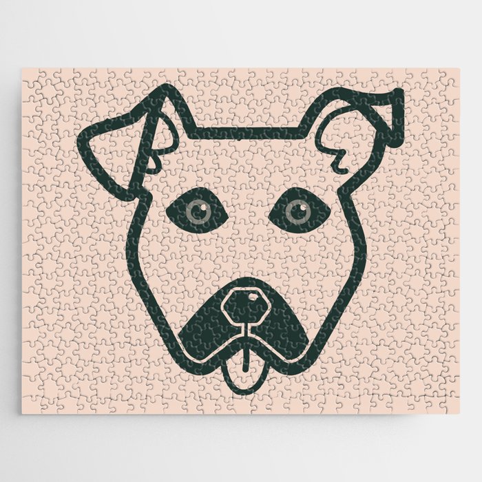 Roscoe Dog Icon Jigsaw Puzzle