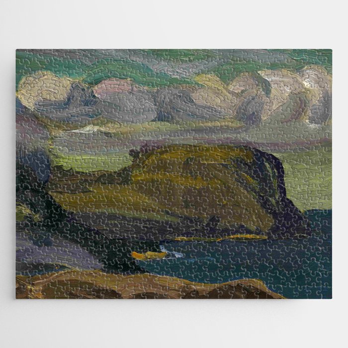 George Wesley Bellows "Rocks and coast" Jigsaw Puzzle