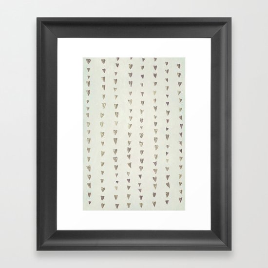 Love Rain Framed Art Print