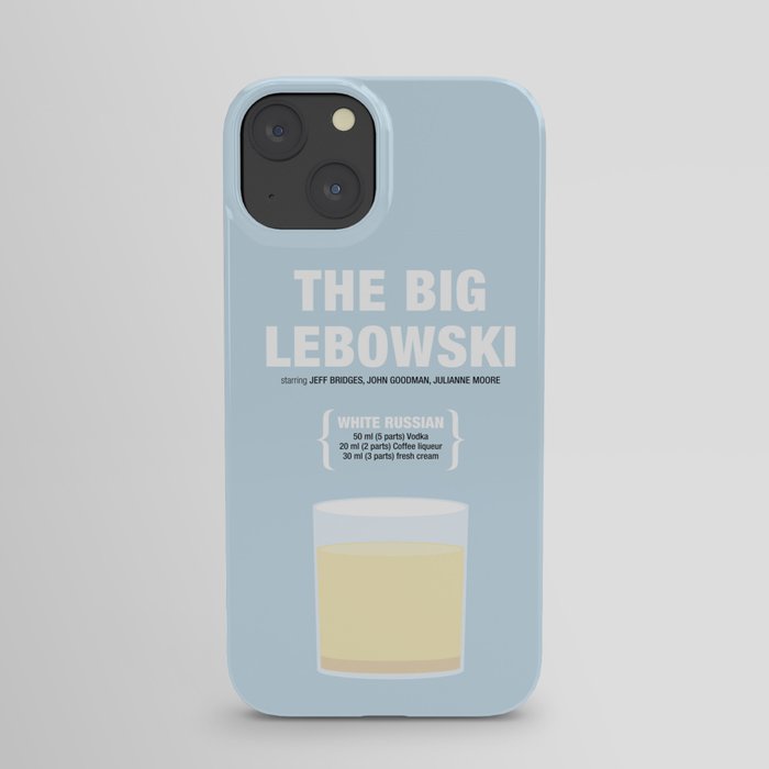 THE BIG LEBOWSKI _MOVIE COCKTAIL_ Coen Brothers iPhone Case