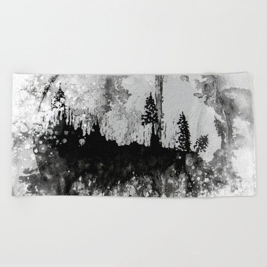 INTO THE FOREST I GO Beach Towel