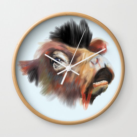 Crazy Cow Wall Clock