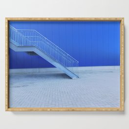 STAIRS IN BLUE Serving Tray