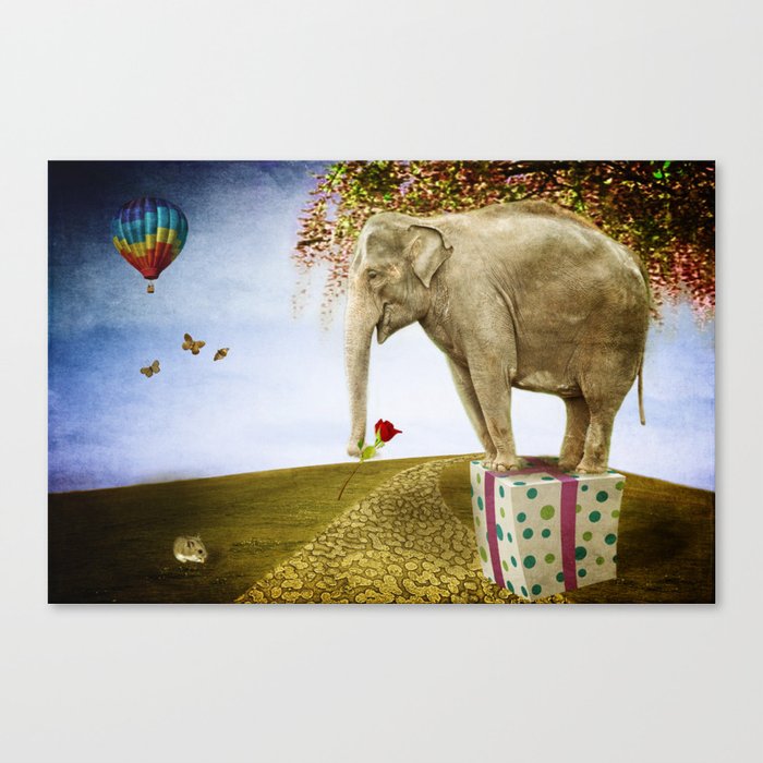 Good Things Don't Always Come in Small Packages Canvas Print