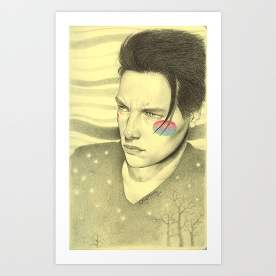 Jet boy, jet girl Art Print