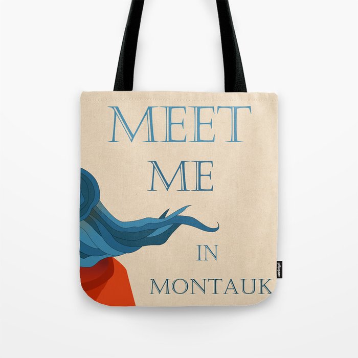 Meet me in montauk Tote Bag
