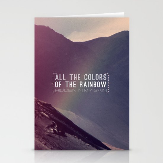 Rainbow Stationery Cards