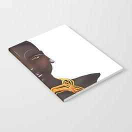 Afro Woman Portrait Notebook