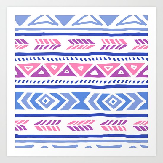 Tribal Pattern Art Print